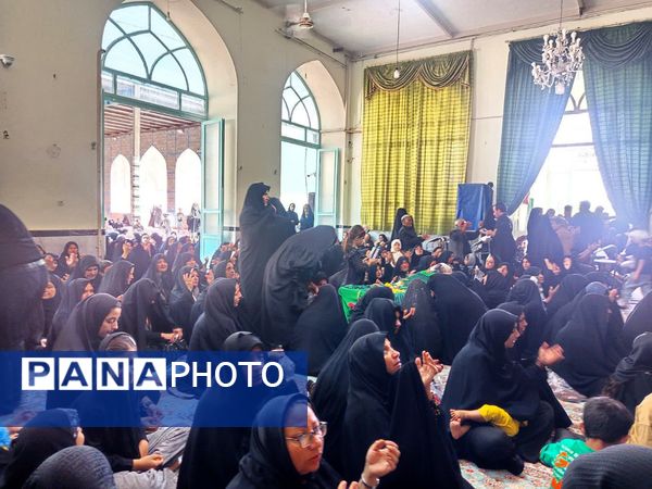 مراسم تشییع نمادین پیکر امام رضا (ع) در کاشمر