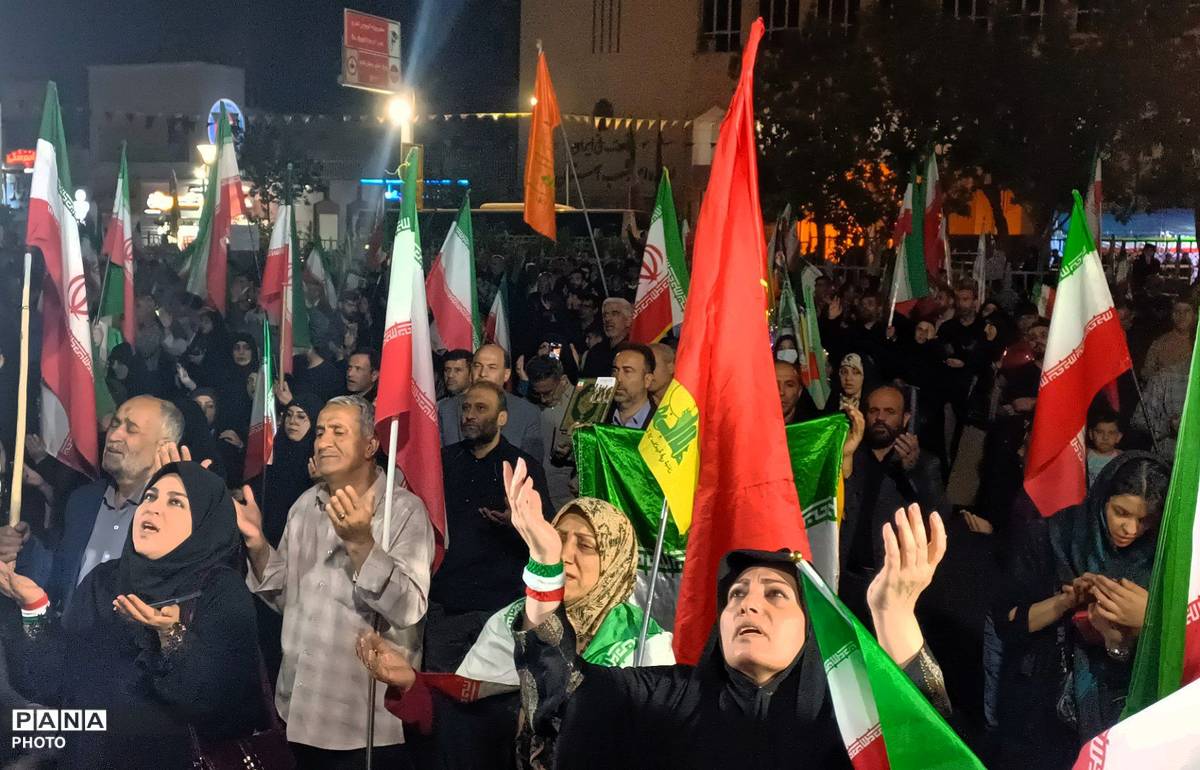 تجدید میثاق مردم استان البرز با رهبر معظم انقلاب در هشتادو پنجمین شب 