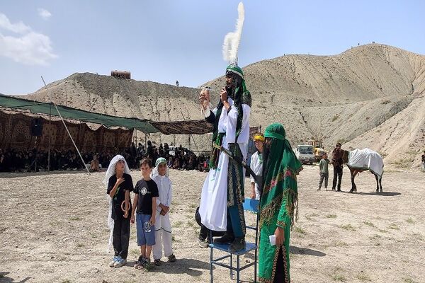 مراسم تعزیه خوانی اربعین حسینی در شهر نیشابور