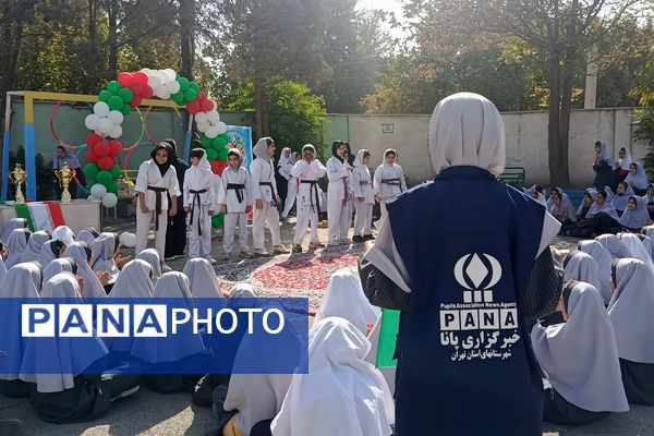 افتتاحیه المپیاد ورزشی درون مدرسه‌ای دبستان دخترانه بعثت۲