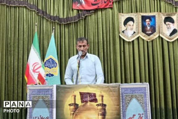 مصلای رودبار جنوب، با طنینِ تکبیر و حضورِ پرشورِ مؤمنان، غرق در نور شد