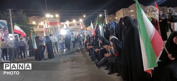 نود و هشتمین شب از اجتماعات مردم مهستان 