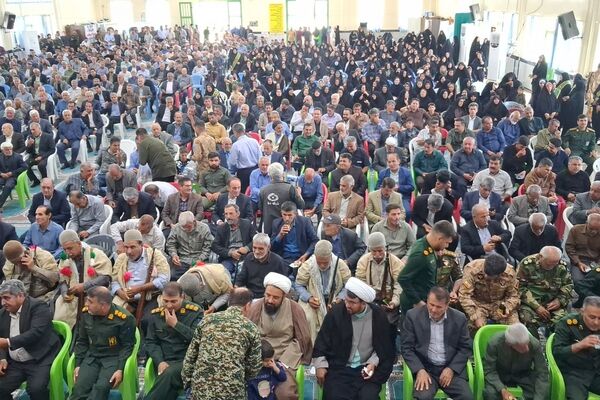  آیین تکریم و معارفه فرمانده ناحیه مقاومت بسیج شهرستان باشت