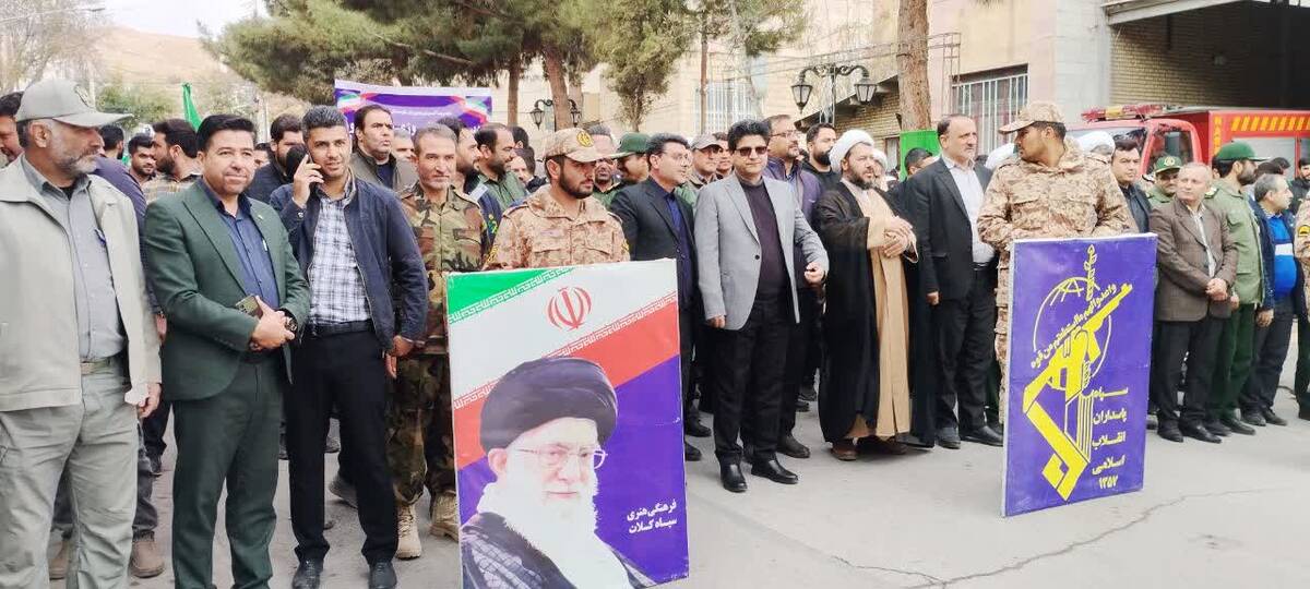 راهپیمایی روز13 آبان در شهر کلات برگزار شد
