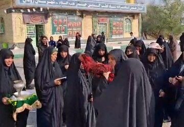 اعزام خادمان موکب حضرت علی‌اکبر(ع) رودان به کربلای معلی