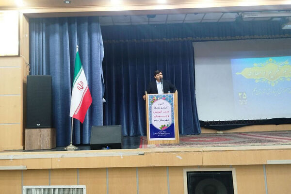 جلسه معارفه و تکریم مدیر آموزش و پرورش شهرستان جم