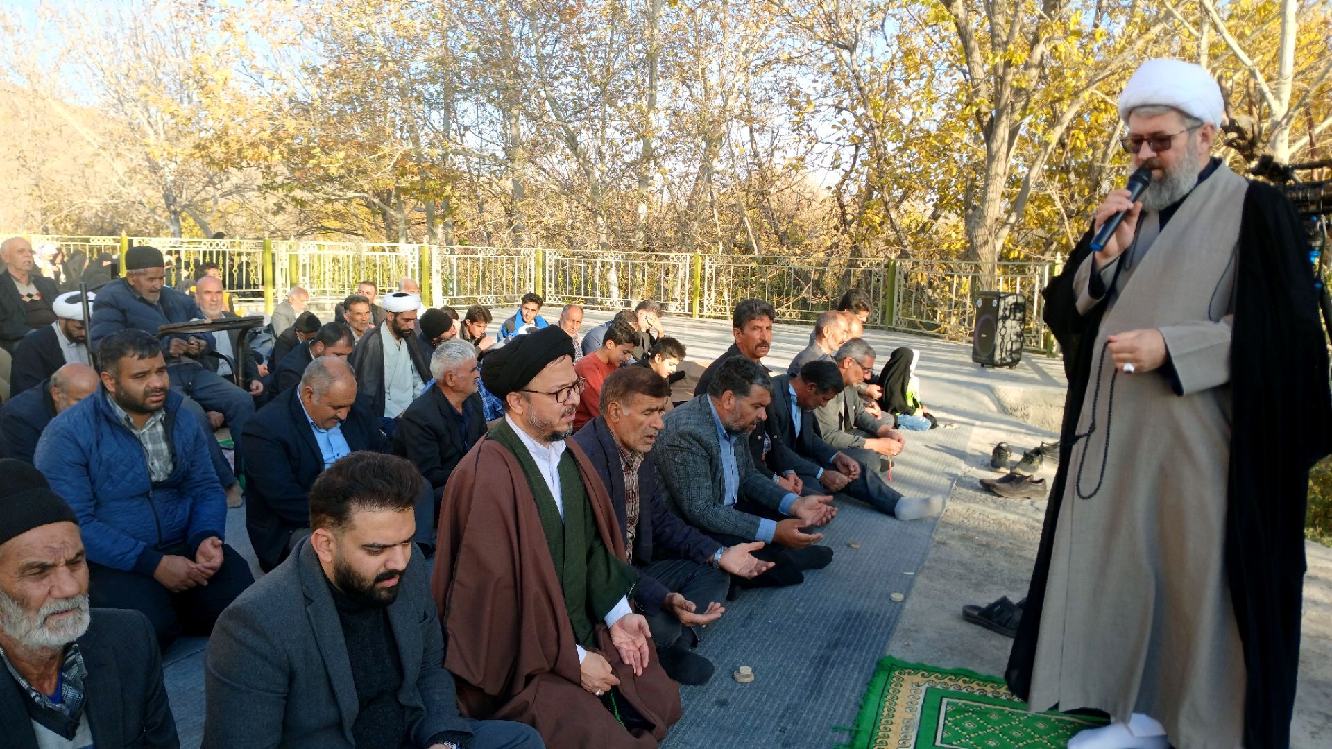 نماز باران در شهرستان بن 