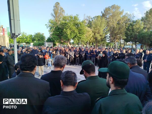 گرامیداشت چهلمین روز شهادت پاسدار محمد صادق نظافتی در کاشمر