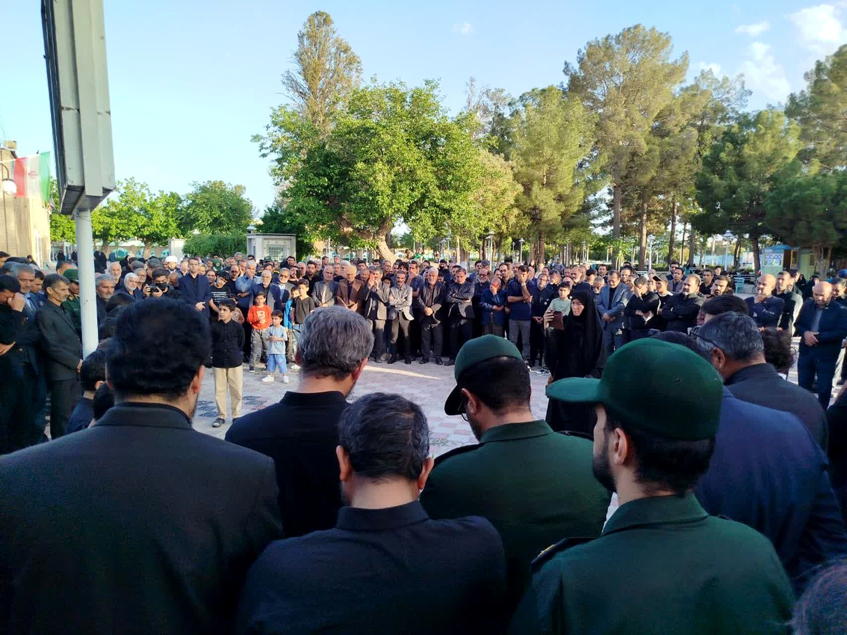 گرامیداشت چهلمین روز شهادت پاسدار محمد صادق نظافتی در کاشمر