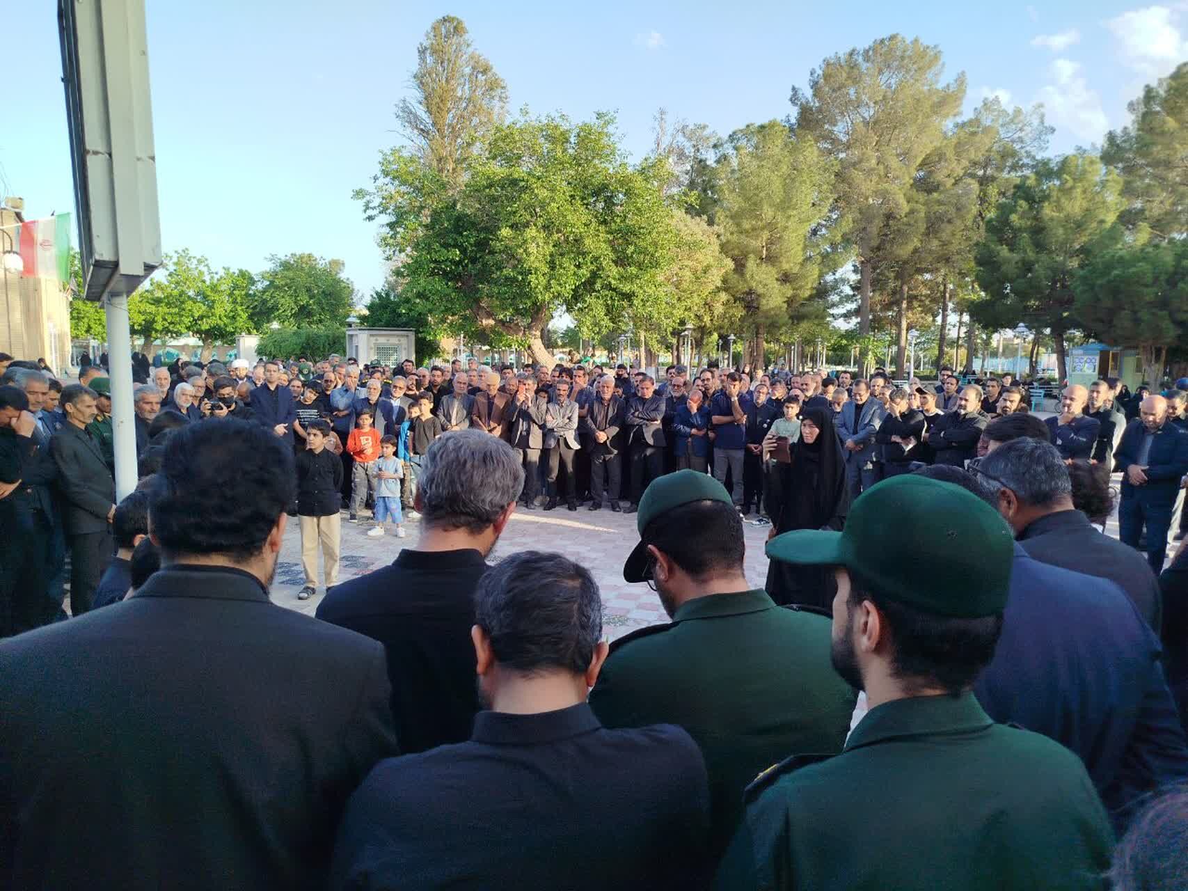 گرامیداشت چهلمین روز شهادت پاسدار محمد صادق نظافتی در کاشمر