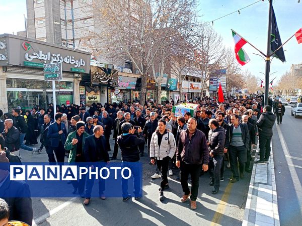 تشییع با شکوه شهید جوادحسن زاده شهید مرزبانی فراجا