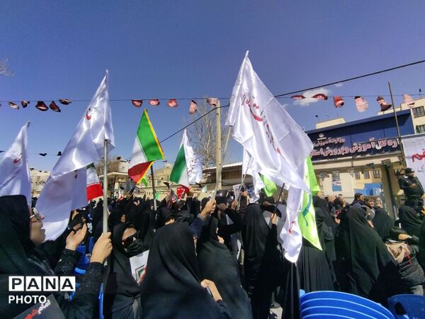 تجمع فرهنگیان شهرکرد برای خون خواهی قائد امت 
