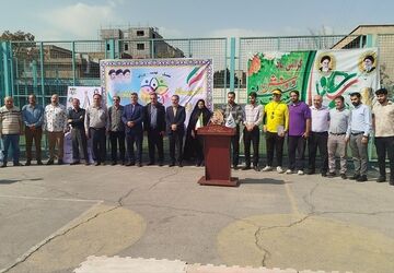 افتتاحیه المپیاد ورزشی درون مدرسه‌ای در دبیرستان شاهد علامه طباطبایی (ره)