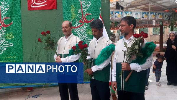 گلباران مزار شهدای سادات در قم