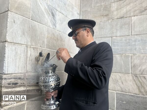 نور خورشید سما بر روی خورشید طوس