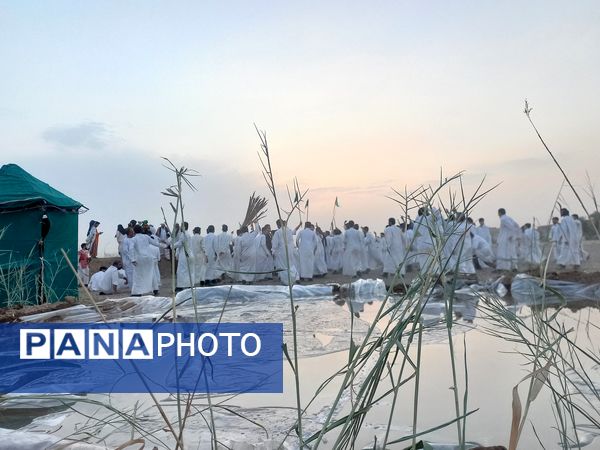 بازسازی واقعه غدیر در محله شهر قائم قم