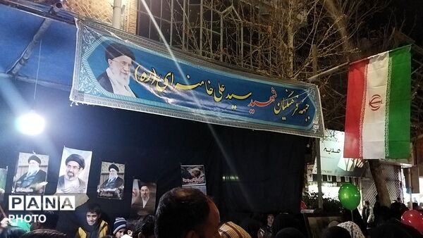 عزاداری های خیابانی در شب شانزدهم شهادت رهبر معظم انقلاب اسلامی در نیشابور 