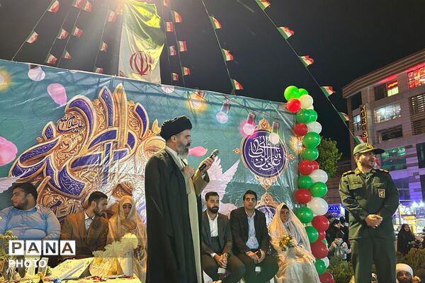 مراسم ازدواج زوج های شهرستان پردیس در سالروز ازدواج امام علی(ع) و حضرت زهرا (س)