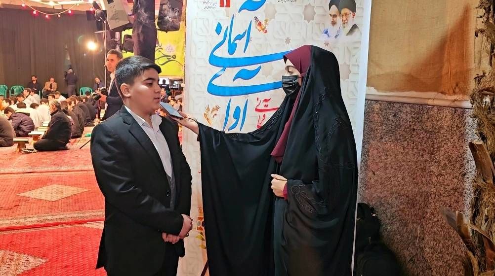 رویداد قرآنی آوای آسمانی در دبیرستان پیام غدیر تهران