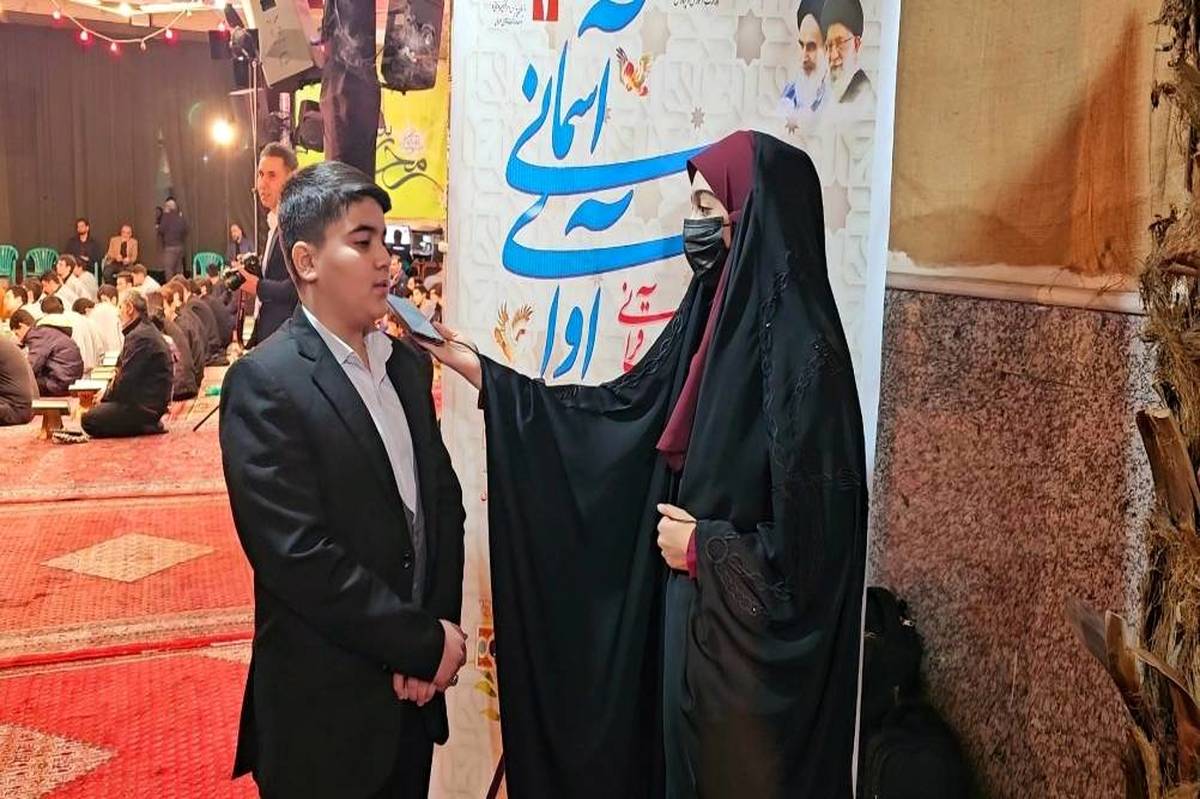 رویداد قرآنی آوای آسمانی در دبیرستان پیام غدیر تهران