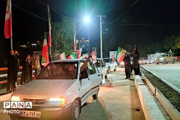 گذری بر رژه خودرویی در شهر بار نیشابور