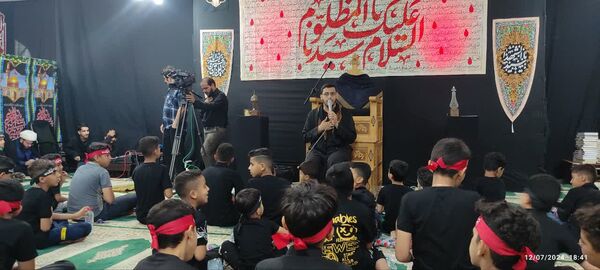 مراسم سوگواری «احلی من العسل» در شهرستان آبادان