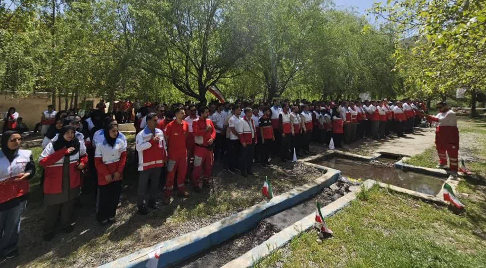 حضور 500 جوان و امدادگر هلال‌احمر لرستان در اردوی مشترک کهمان