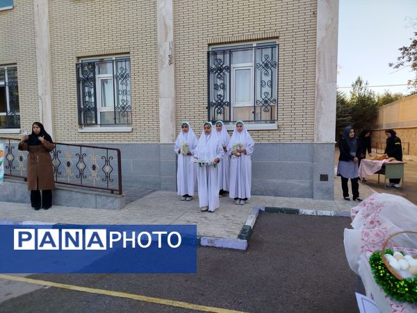 صبحگاه تمام تشکیلاتی دبیرستان تقی‌پور مراغه