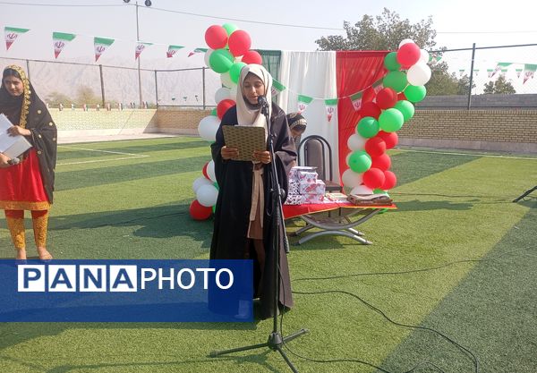 جشن دهه فجر در روستای لاور فین