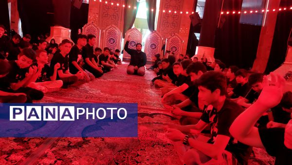 سوگواره احلی من العسل با حضور دانش آموزان اسلامشهری