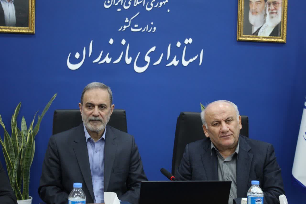جلسه بررسی وضعیت سواحل مازندران با حضور معاون وزیر کشور
