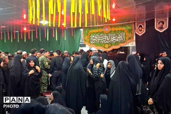 مراسم سوگواری شهادت رهبر معظم انقلاب اسلامی آیت الله امام خامنه ای (ره) در باشت