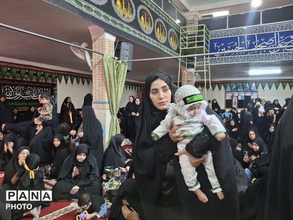 مراسم شیرخوارگان حسینی در مسجد موسی بن جعفر توس ۷۹ 