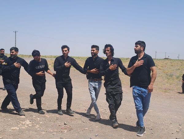 عزاداری ظهر عاشورا در روستای حسن آباد بلهر 