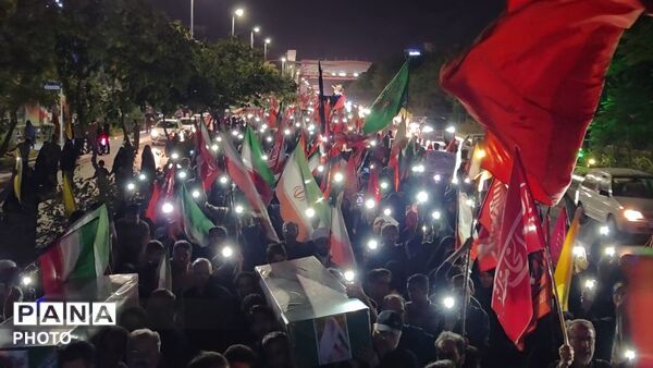 وداع مشهدی‌ ها با لاله‌های خونین خیابان اقبال لاهوری در بلوار وکیل‌ آباد از قاب پانا
