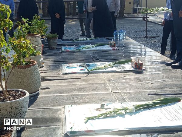 استقبال از مدیرکل آموزش و پرورش هرمزگان در حاجی‌آباد