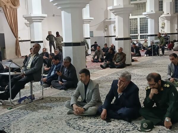 مراسم گرامیداشت شهدای مقاومت و تشیع نمادین پیکر پاک شهید سید حسن نصرالله در خلیل آباد 