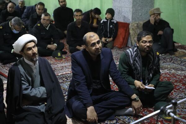 مراسم عزاداری در هیأت صاحب الزمانی (عج) خوسف 