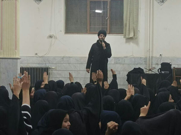 مراسم عزاداری ام ابیها(س) در دبیرستان محدثه قم