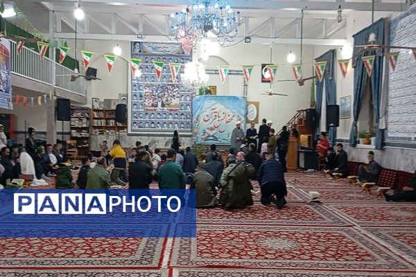 محفل انس با قرآن کریم  در مسجد جامع شهر بار نیشابور 