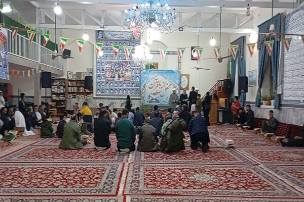 محفل انس با قرآن کریم  در مسجد جامع شهر بار نیشابور 