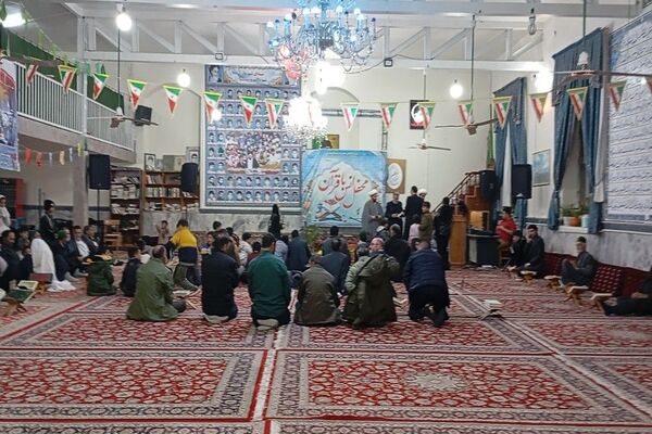 محفل انس با قرآن کریم  در مسجد جامع شهر بار نیشابور 