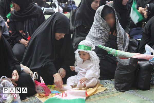 مراسم شیرخوارگان حسینی در منطقه پردیس