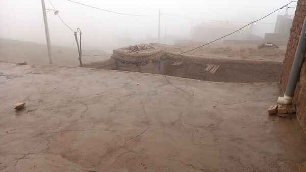 بارش اولین باران پاییزی در روستای بتو