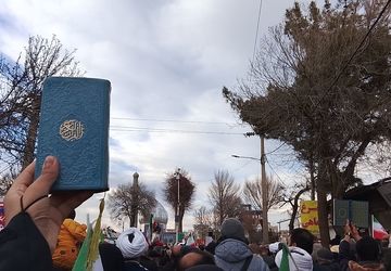 شکوه اتحاد مردم خمین در محکومیت اقدامات آشوب‌طلبان