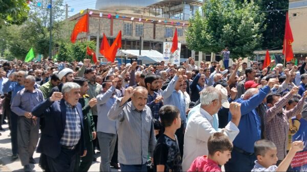 فریاد «مرگ بر اسرائیل» توسط مردم شهید پرور شهرستان لردگان طنین انداز شد