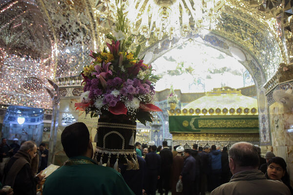 جشن عید مبعث در شب و روز بارانی حرم حضرت معصومه(س)