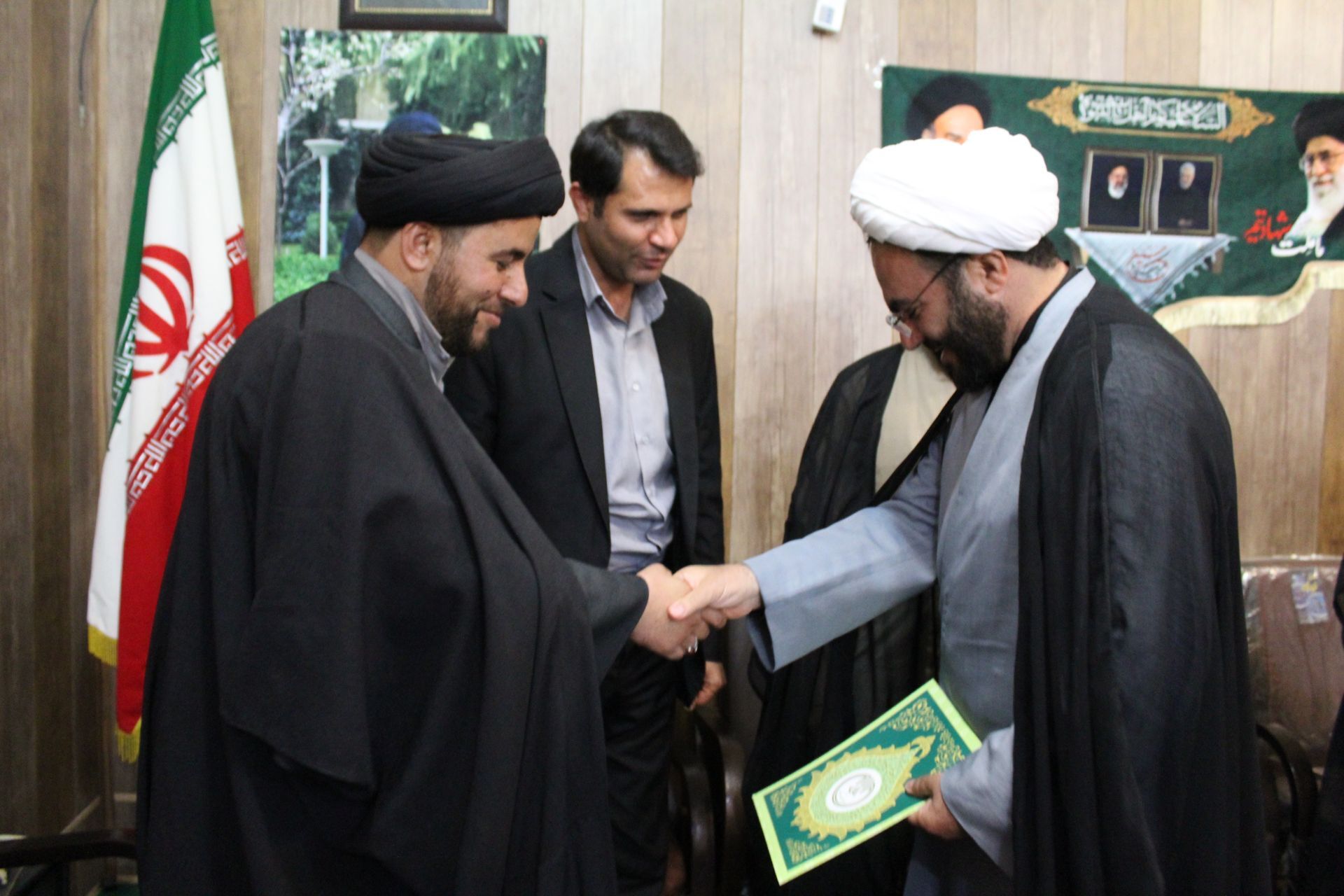 آیین سنگرسپاری رئیس اداره تبلیغات اسلامی شهرستان سامان