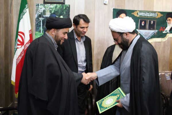 آیین سنگرسپاری رئیس اداره تبلیغات اسلامی شهرستان سامان
