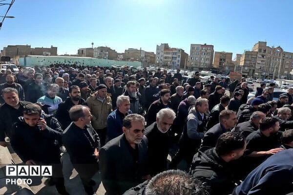 تشییع پیکر شهید حملات آمریکایی صهیونی، "شهید جواد انصاری" در باقرشهر 